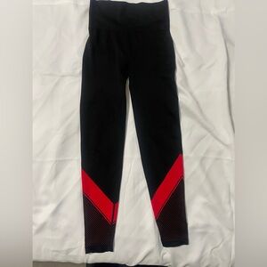 Victoria’s Secret black and red leggings